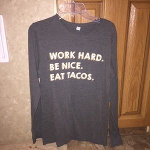 Long Sleeve Gray Shirt